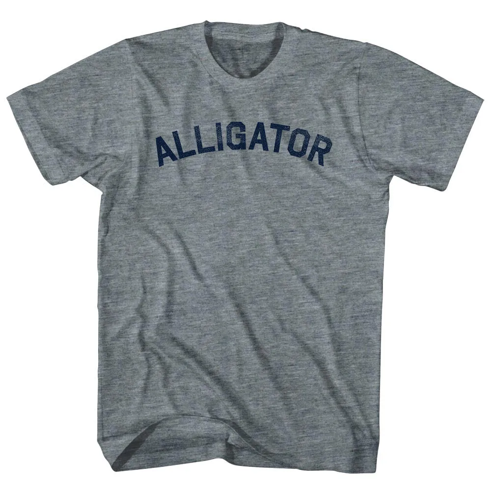 Alligator Womens Tri-Blend Junior Cut T-Shirt