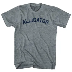 Alligator Womens Tri-Blend Junior Cut T-Shirt
