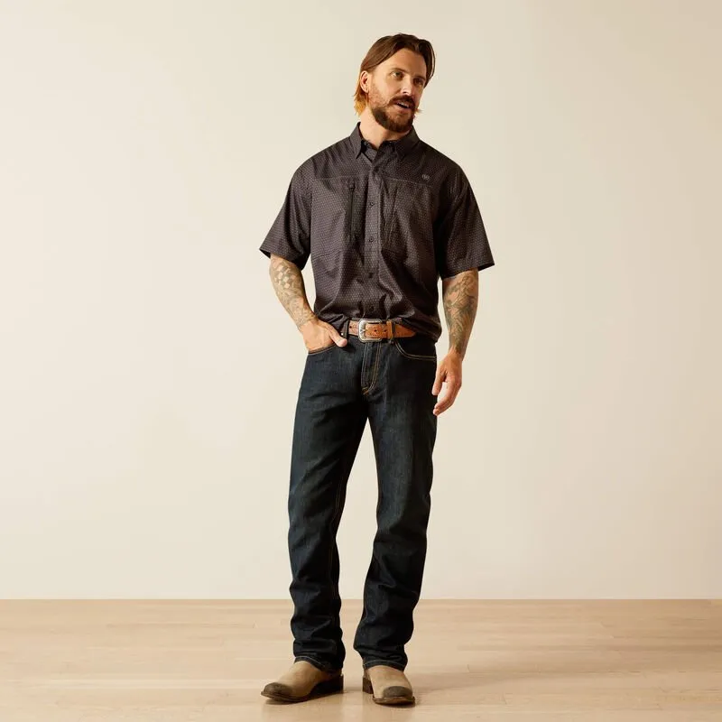 Ariat Mens Black Venttek Classic Fit SS Shirt