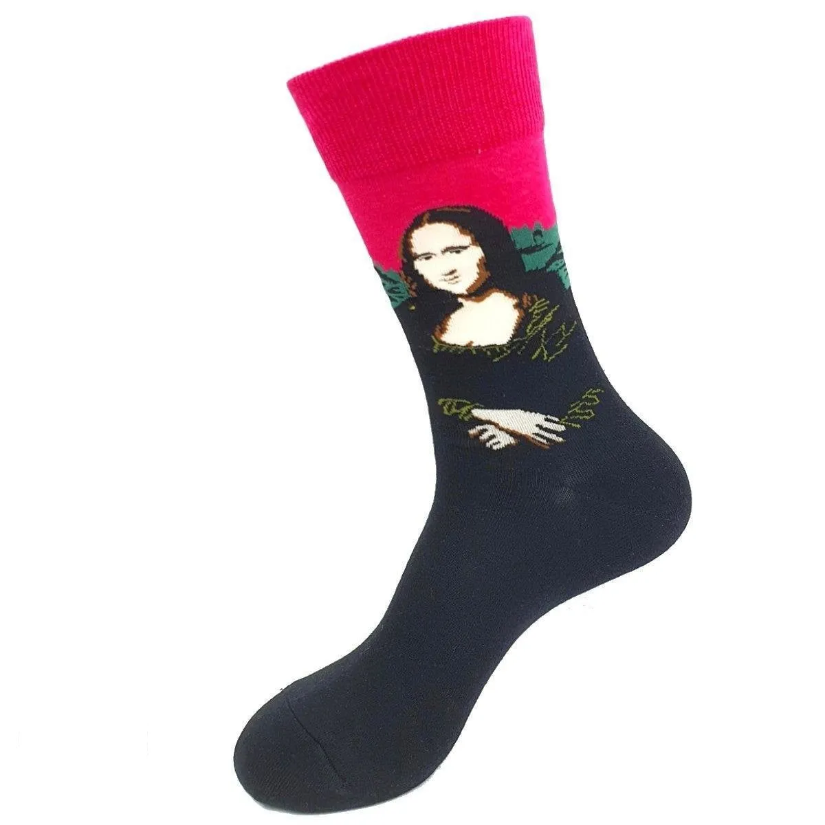 Art Socks Mona Lisa - Red
