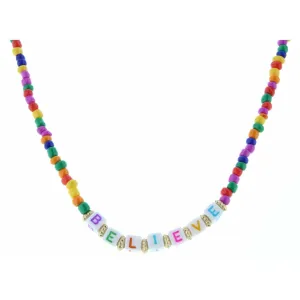 Block Lettered Necklaces