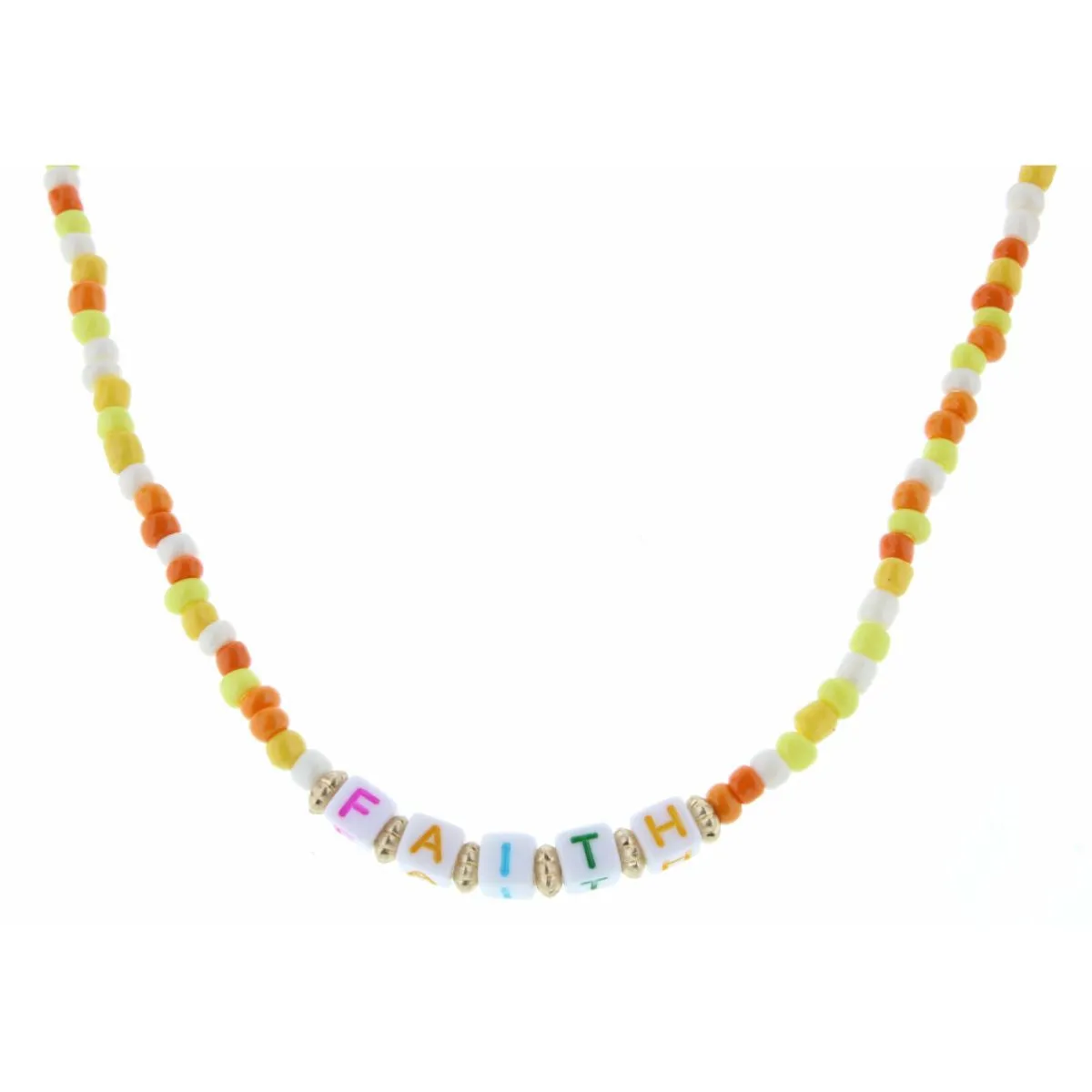 Block Lettered Necklaces