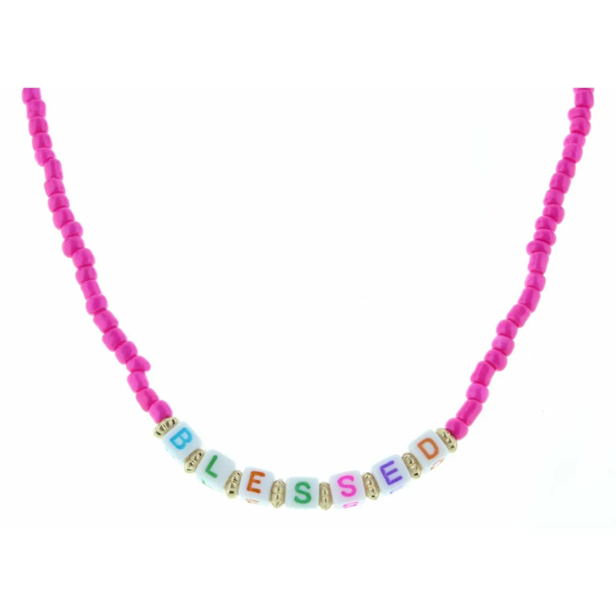 Block Lettered Necklaces