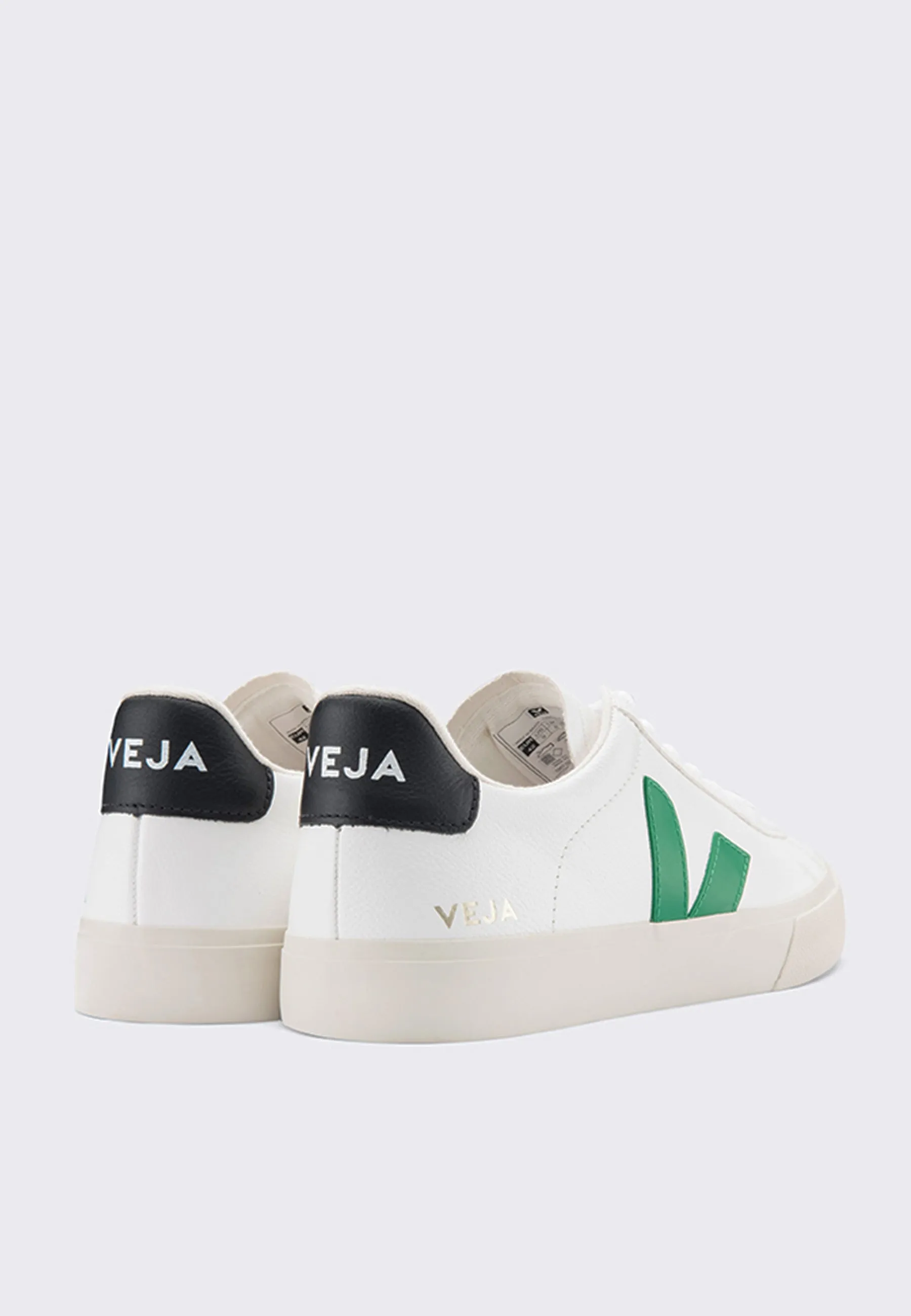 Campo Chromefree Leather - extra white/emeraude/black