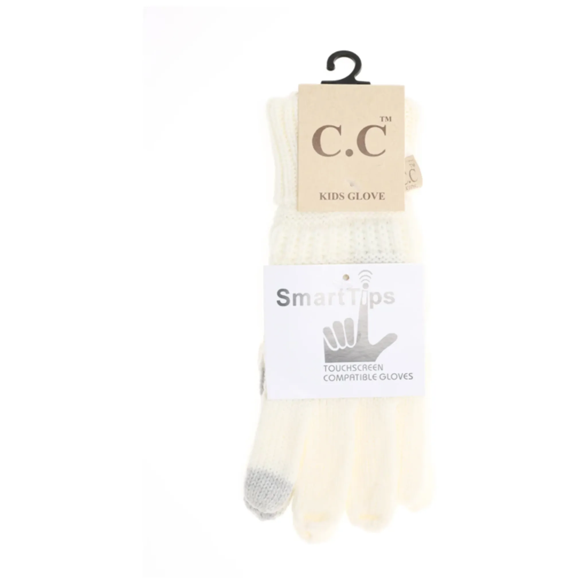 CC Kids Solid Cable Knit Gloves