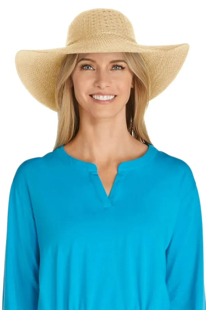 Coolibar | Perla Packable Wide Brim Hat | Women's