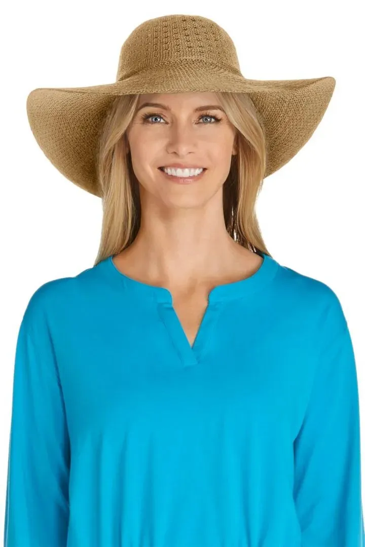 Coolibar | Perla Packable Wide Brim Hat | Women's