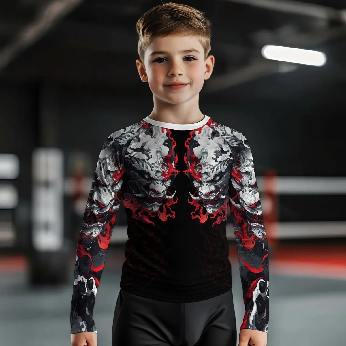 Hellstorm Demon Kids Rash Guard