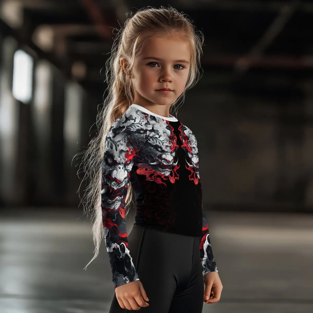 Hellstorm Demon Kids Rash Guard